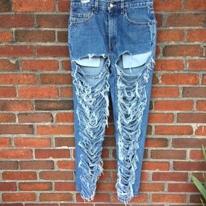 SOLD Vintage Distressed Levi Jeans